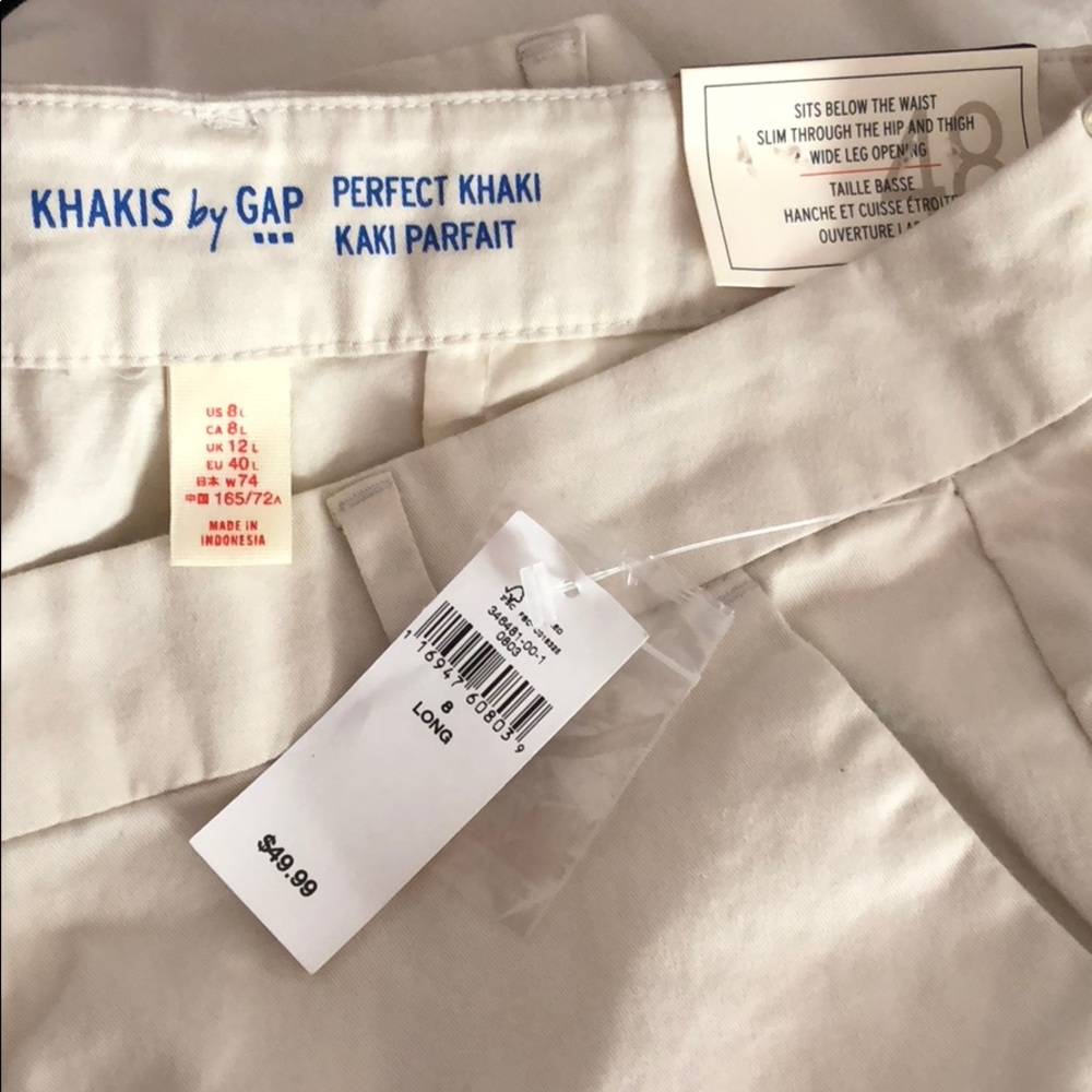 “Perfect Khaki” by Gap, New w/ Tags